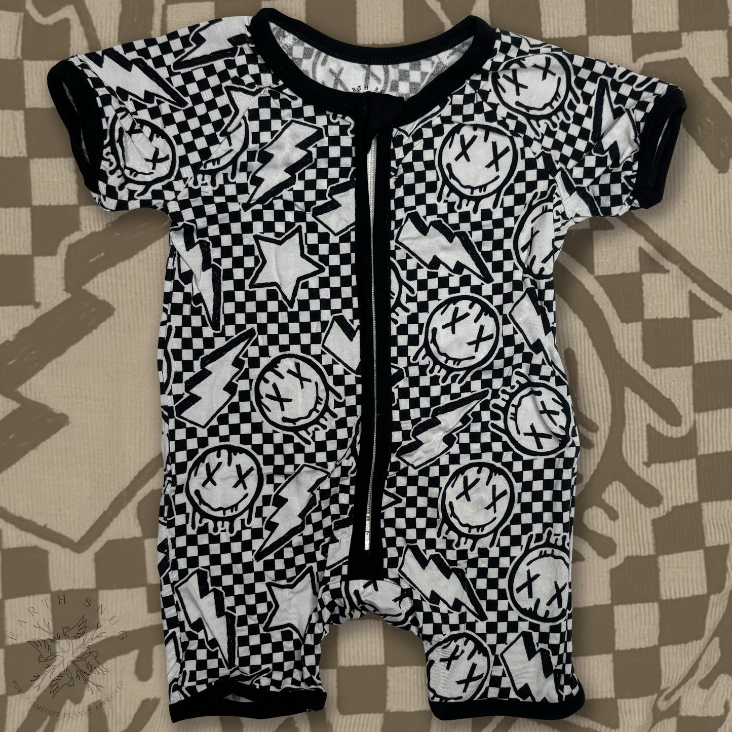PUNK POP SHORTY ROMPER