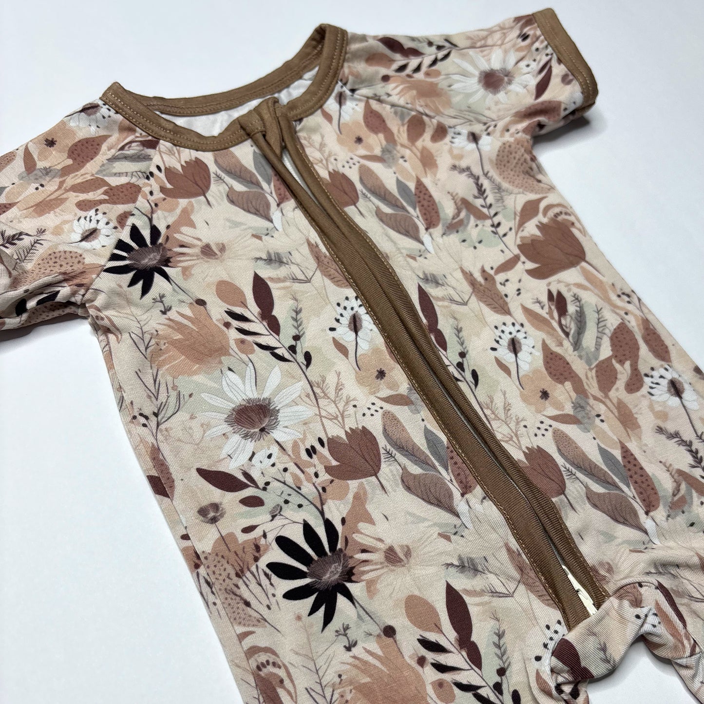AUTUMN BLOOM SHORTY ROMPER