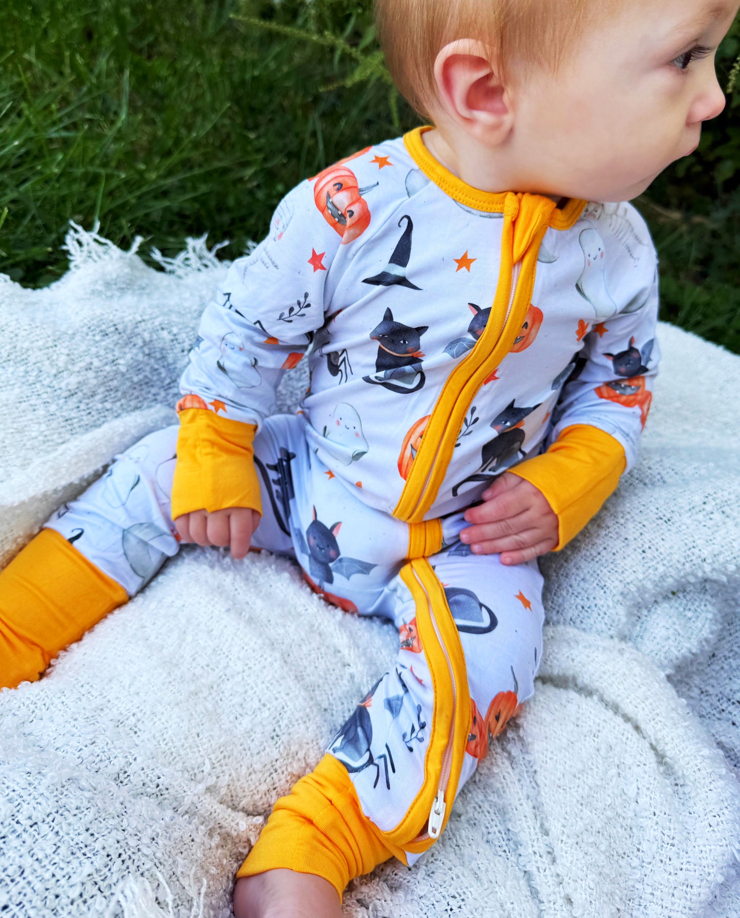 Spooky Squad Convertible Zippered Romper