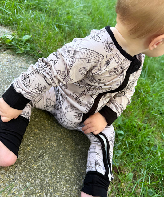 Pilot’s Blueprint Convertible Romper