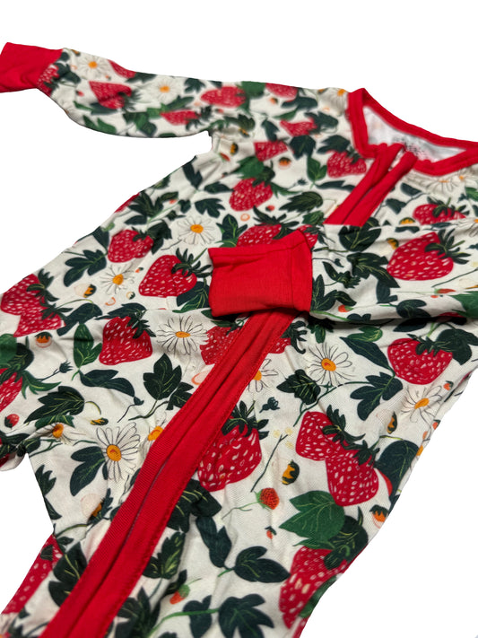Strawberry Patch Convertible Romper