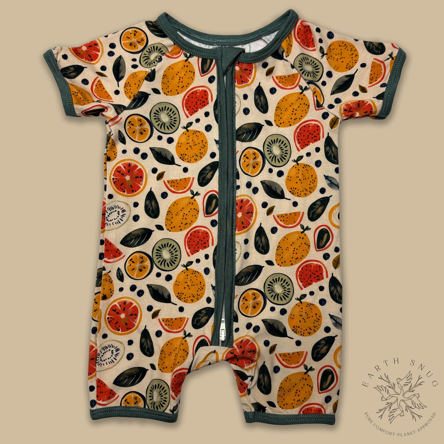 CITRUS SQUEEZE SHORTY ROMPER