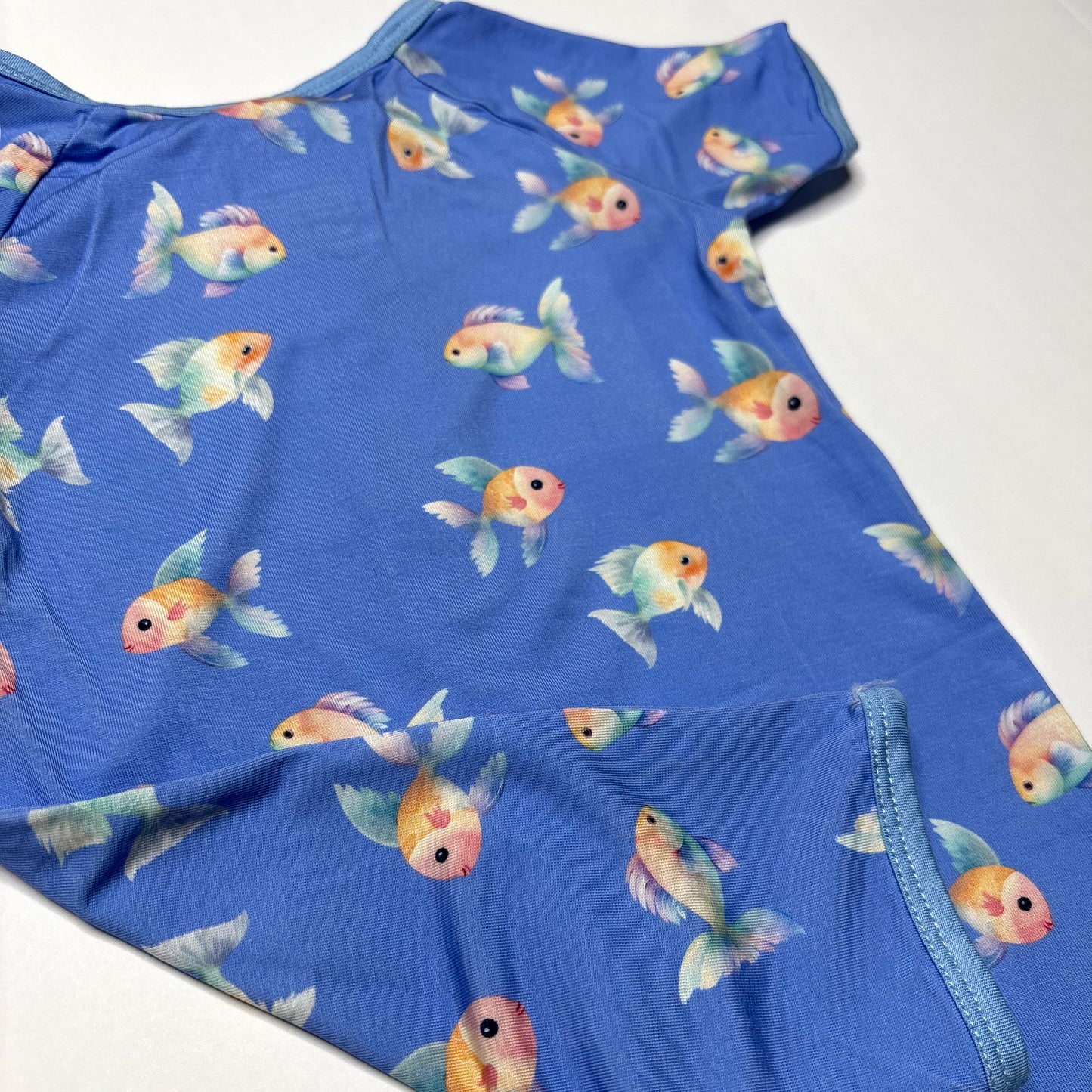 RAINBOW FISH SHORTY ROMPER